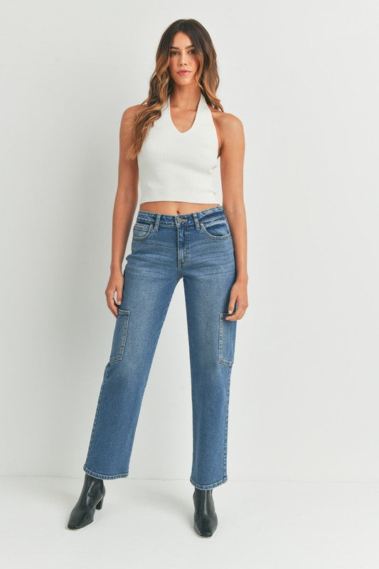 Hi-Rise Straight Cargo - Medium
