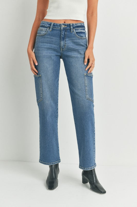 Hi-Rise Straight Cargo - Medium