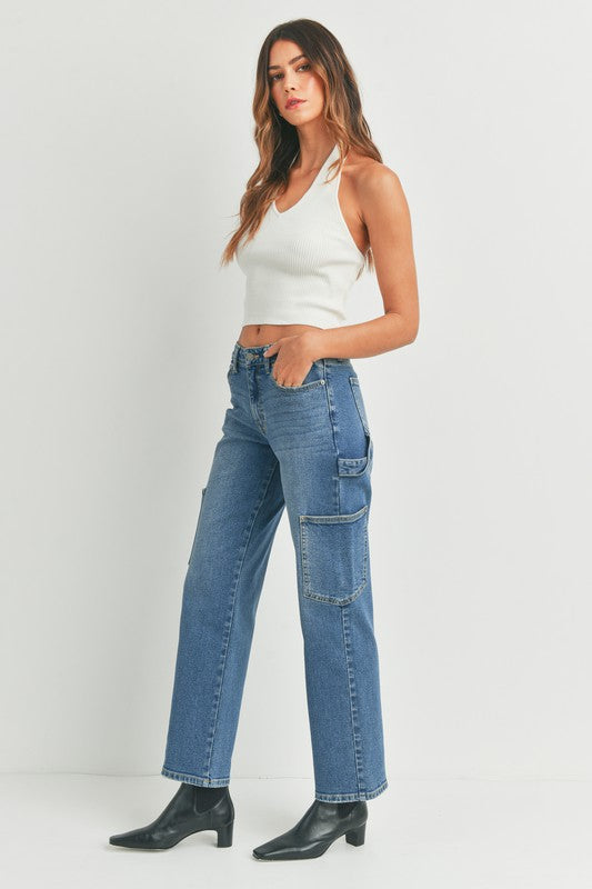 Hi-Rise Straight Cargo - Medium