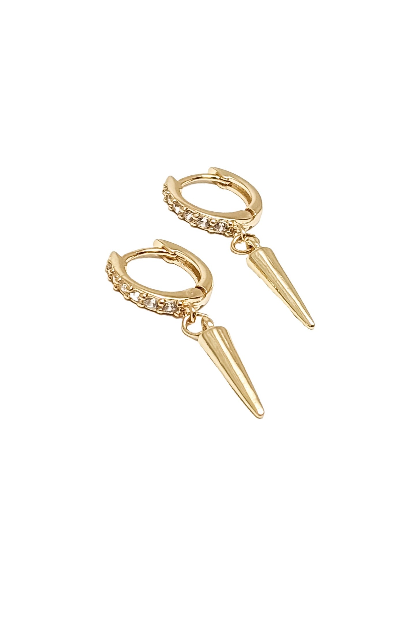 Spike Dangle Hoops