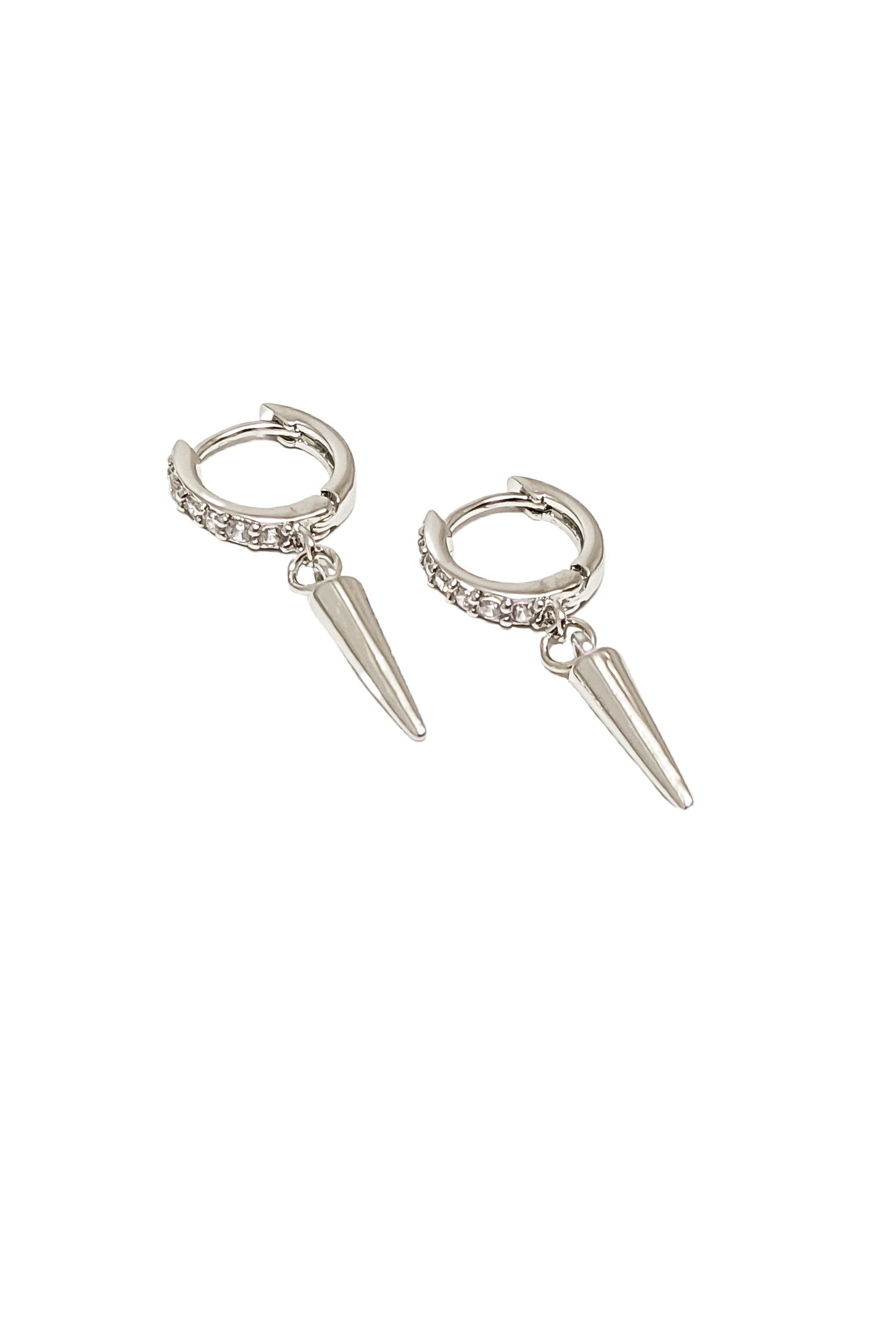 Spike Dangle Hoops