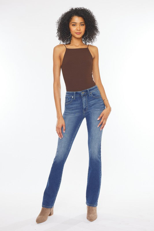 Hi-Rise Slim Bootcut Denim - Medium