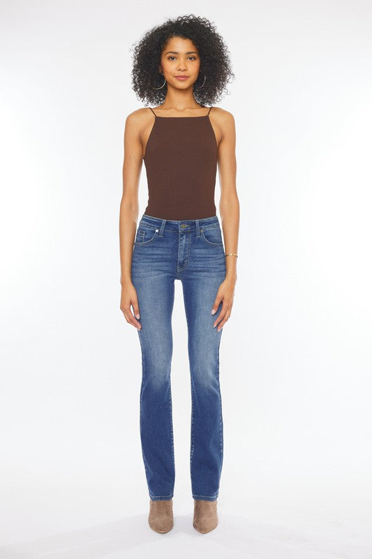 Hi-Rise Slim Bootcut Denim - Medium