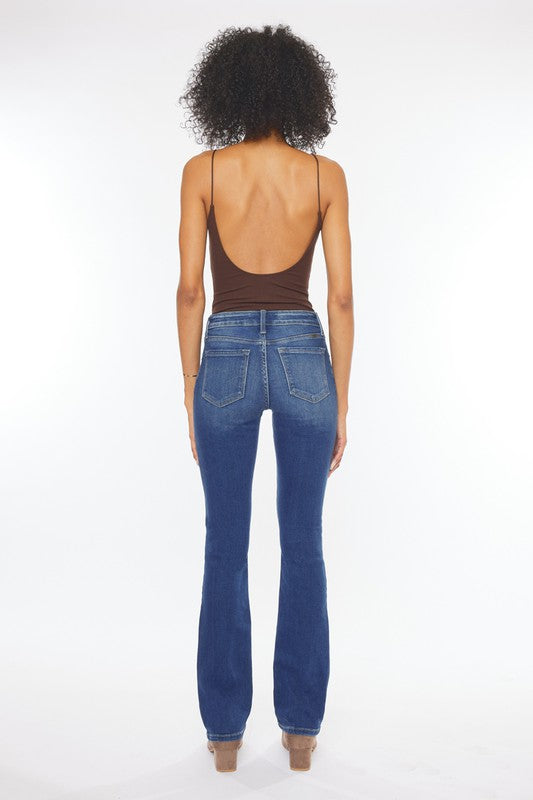 Hi-Rise Slim Bootcut Denim - Medium