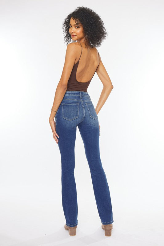Hi-Rise Slim Bootcut Denim - Medium