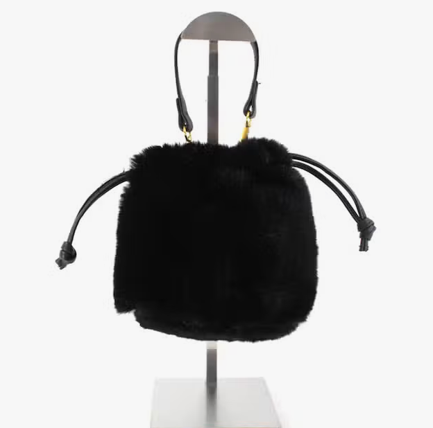Faux Fur Bucket Bag