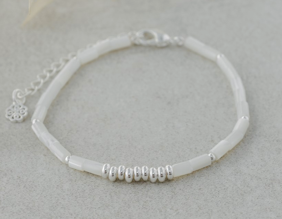 Glee - Pearl with bead bracelet
