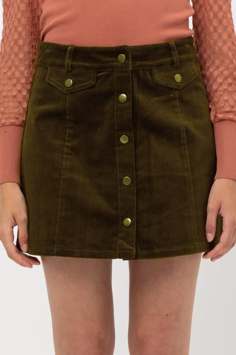 Emily Corduroy Skirt - Final Sale