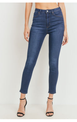 High Rise Skinny Jean - Dark Denim