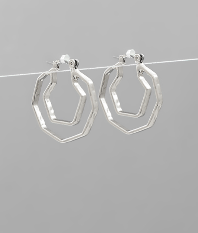 Octagon Outline Hoops