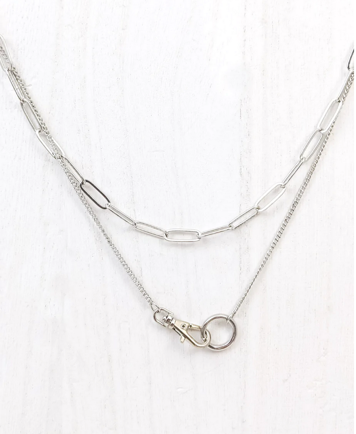 Double Layer Clasp Necklace