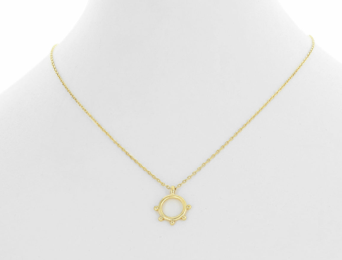 Open Round Chain Necklace