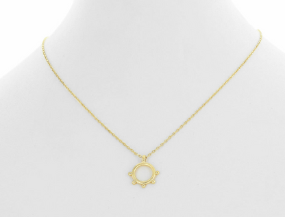 Open Round Chain Necklace