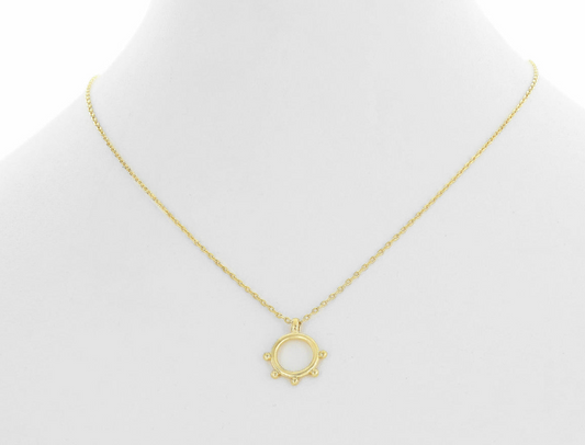 Open Round Chain Necklace