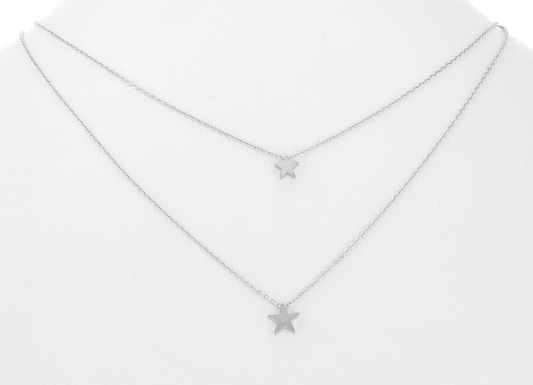 Double Layer Star Necklace