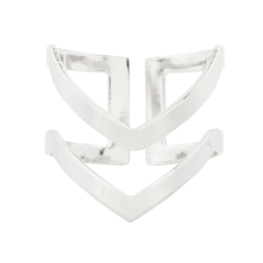 Double Chevron Ring